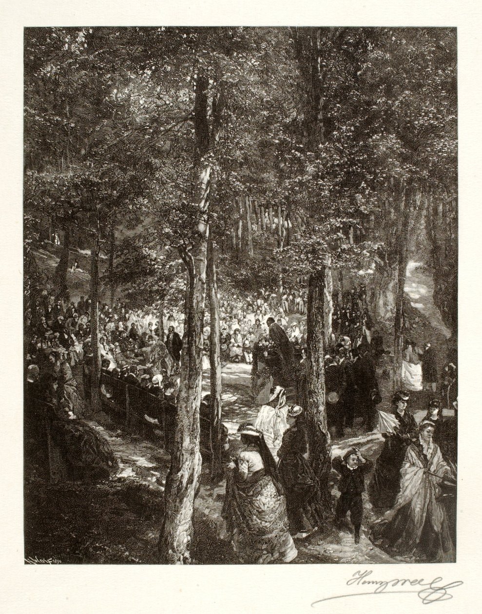 Un sermón al aire libre de Henry Wolf