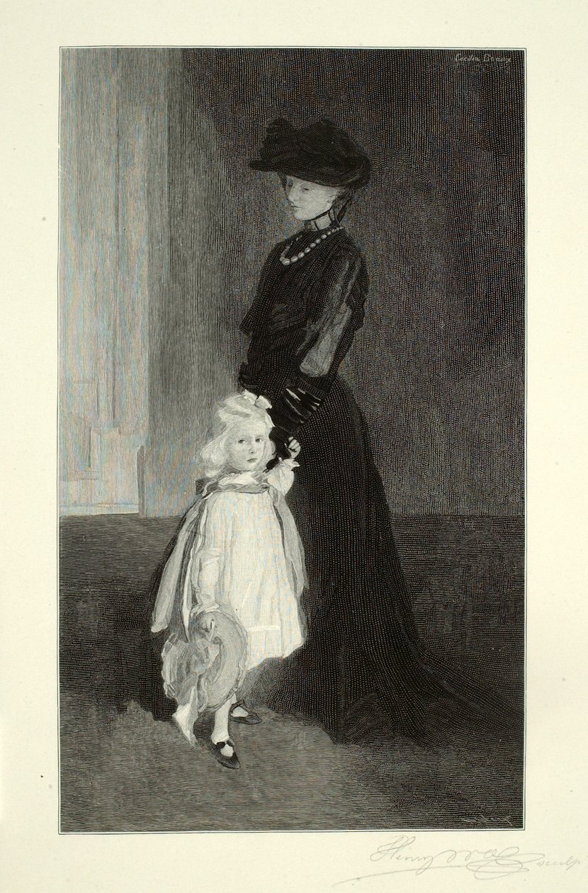 Christina (madre e hija) de Henry Wolf