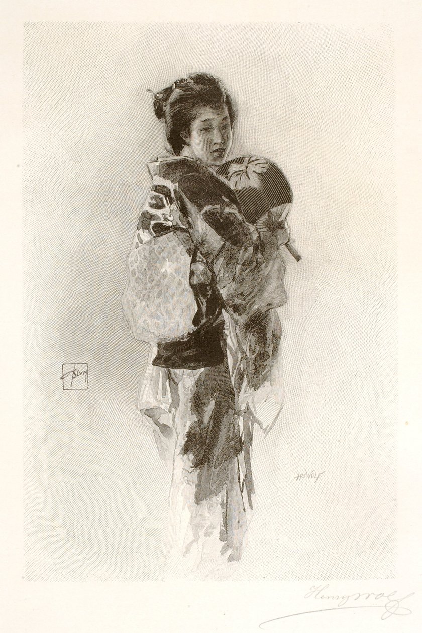 Chica japonesa (El Musmee) de Henry Wolf