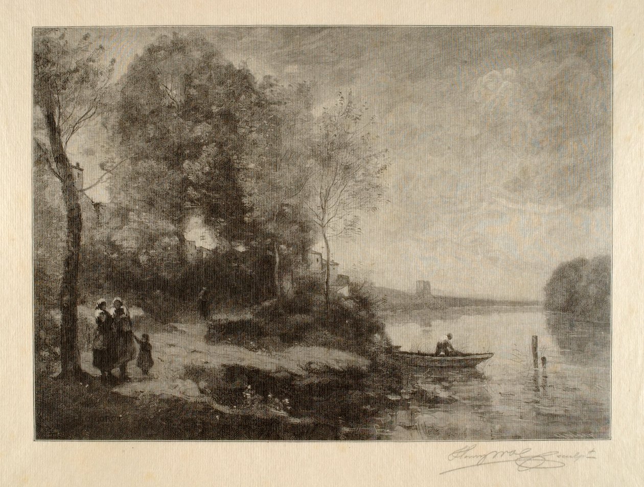 La Riviere a la Tour Lointaine de Henry Wolf