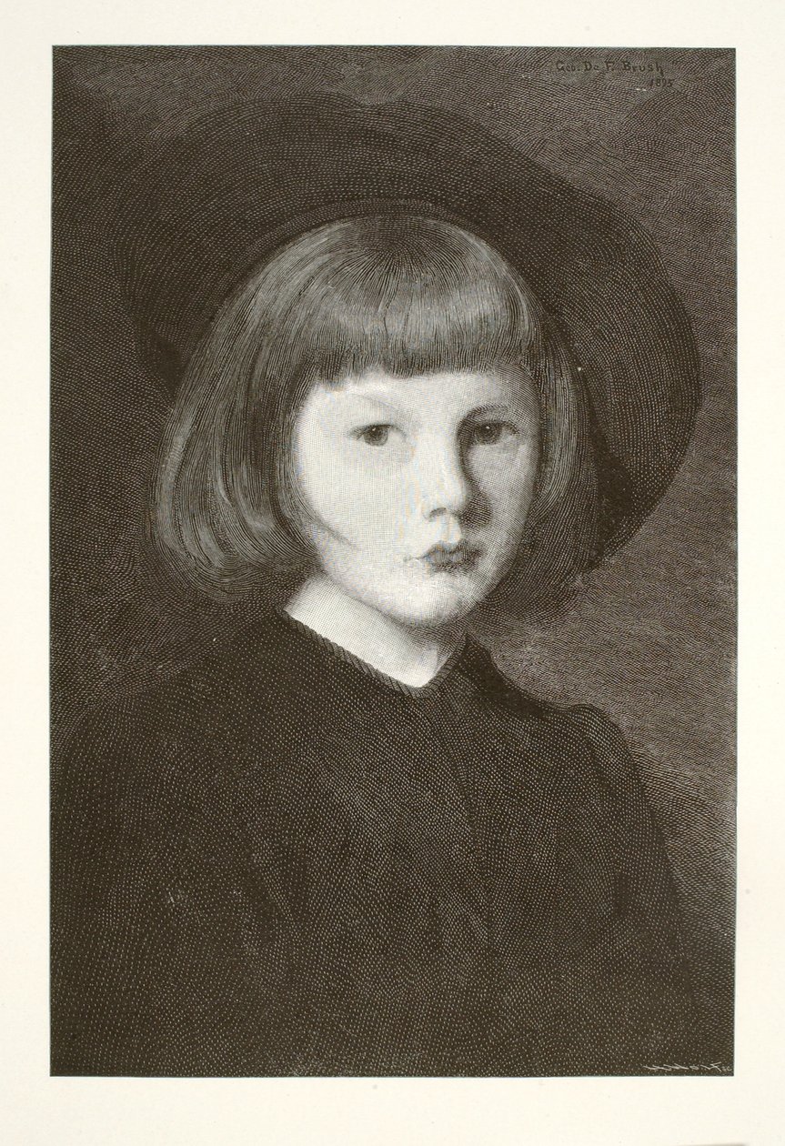 Retrato del hijo del artista Jerome de Henry Wolf