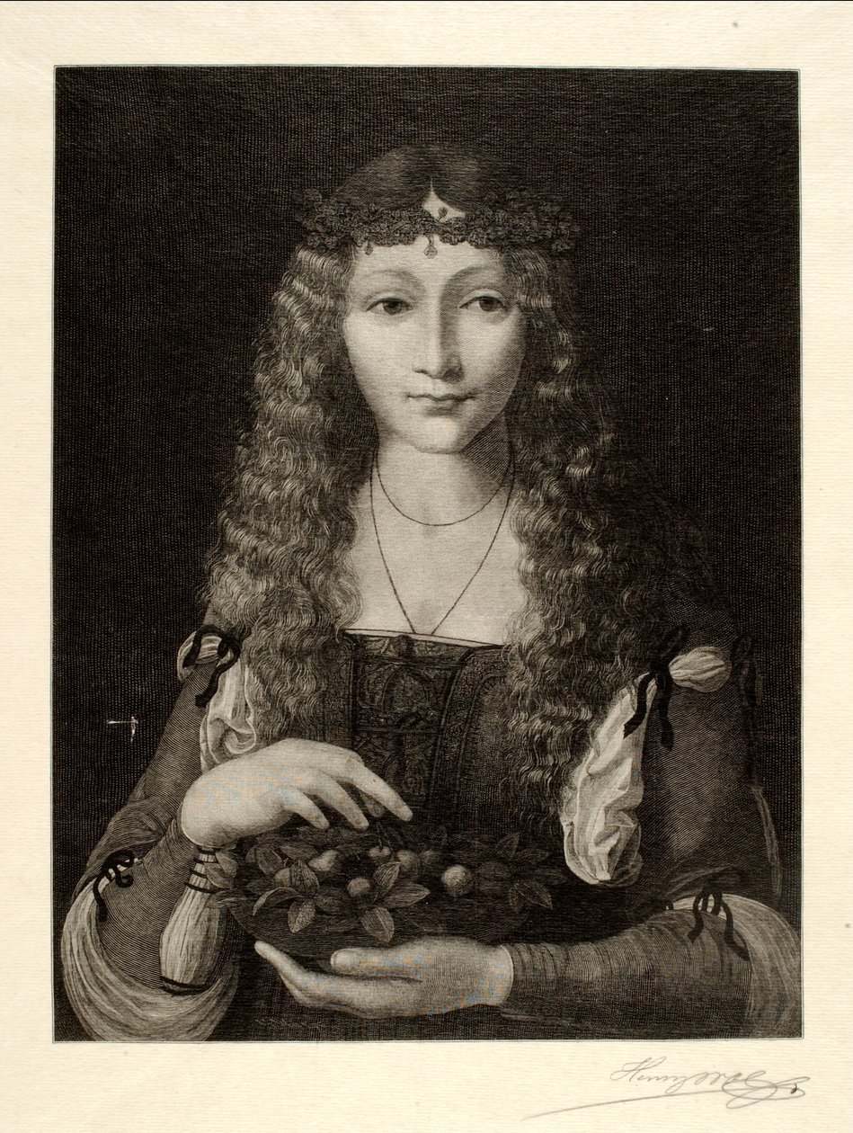 Retrato de una chica de Henry Wolf