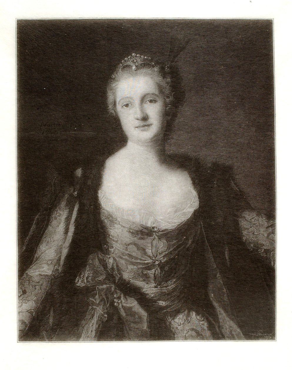 Retrato de una dama de Henry Wolf