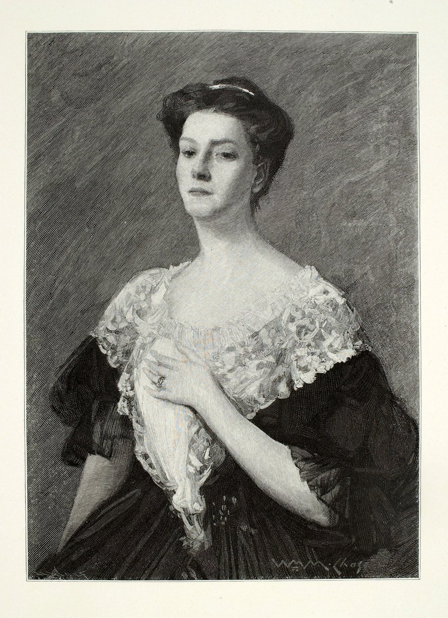 Retrato de mujer de Henry Wolf