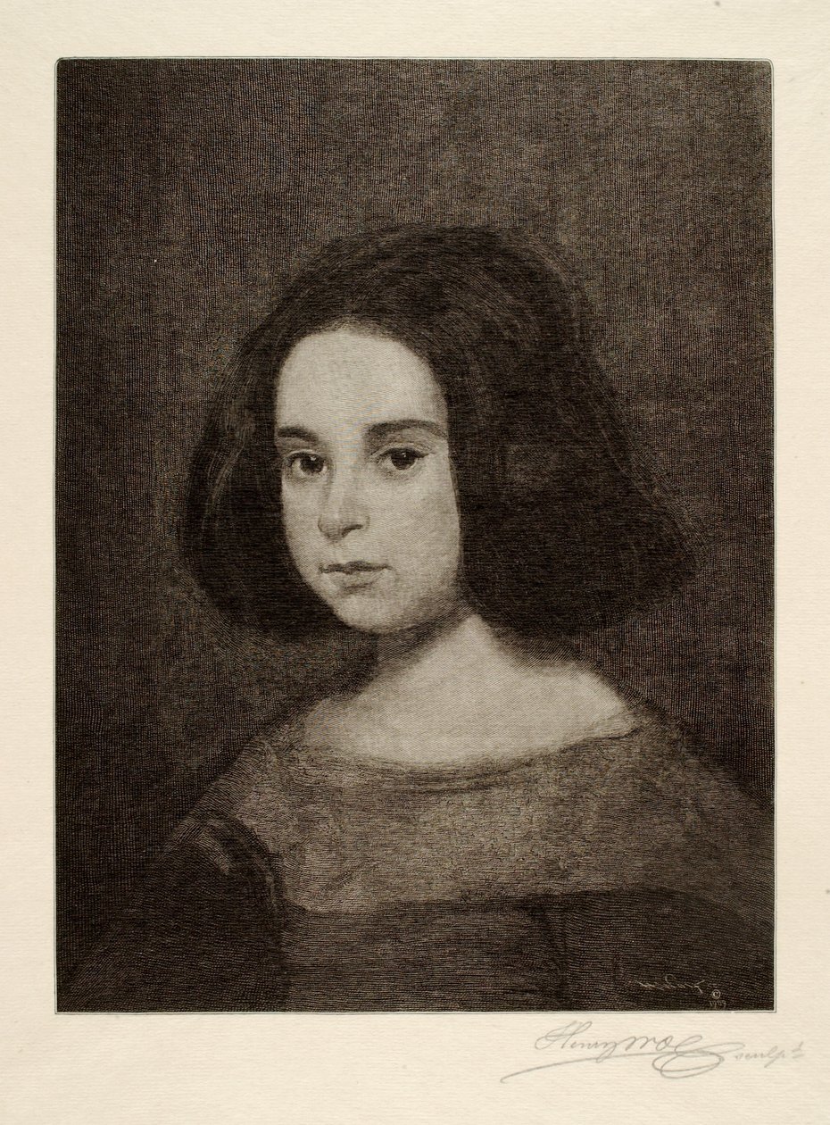 Retrato de una joven de Henry Wolf