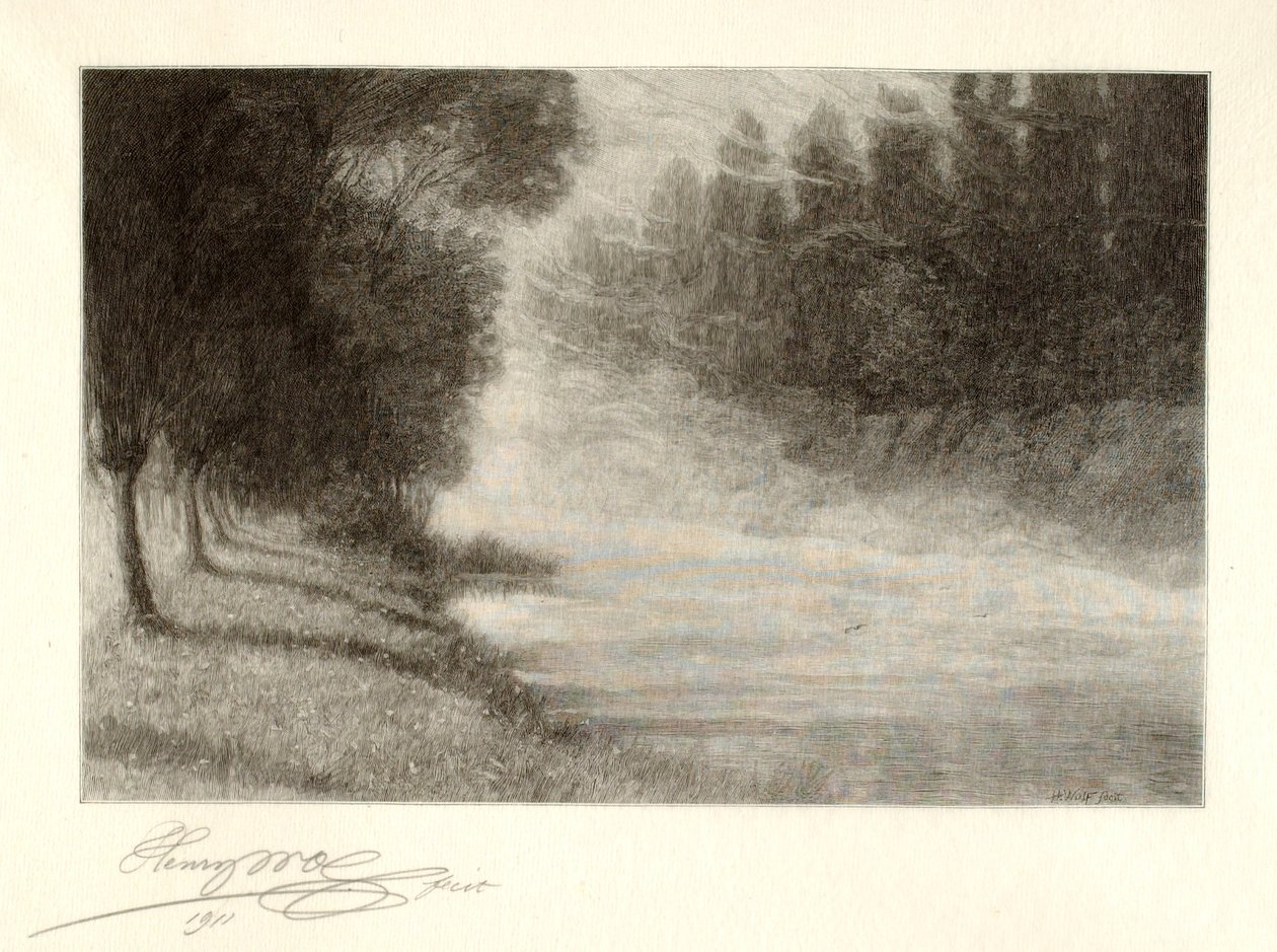 Dispersión de las brumas (Morning Mists) de Henry Wolf