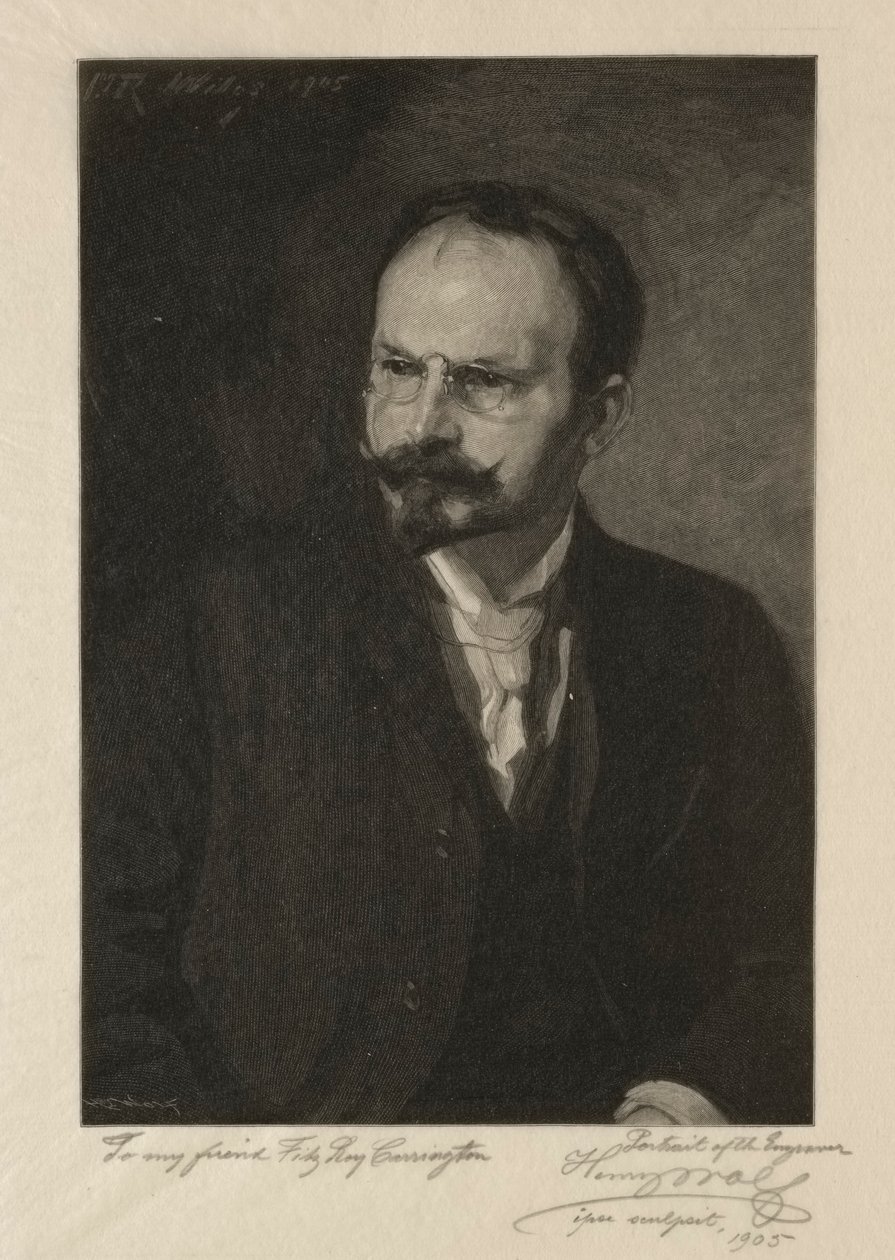 Autorretrato, 1905 de Henry Wolf
