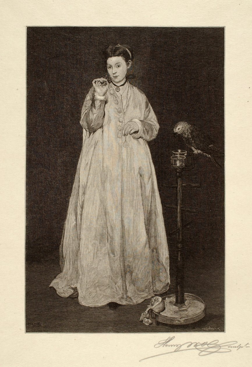 La mujer del loro de Henry Wolf