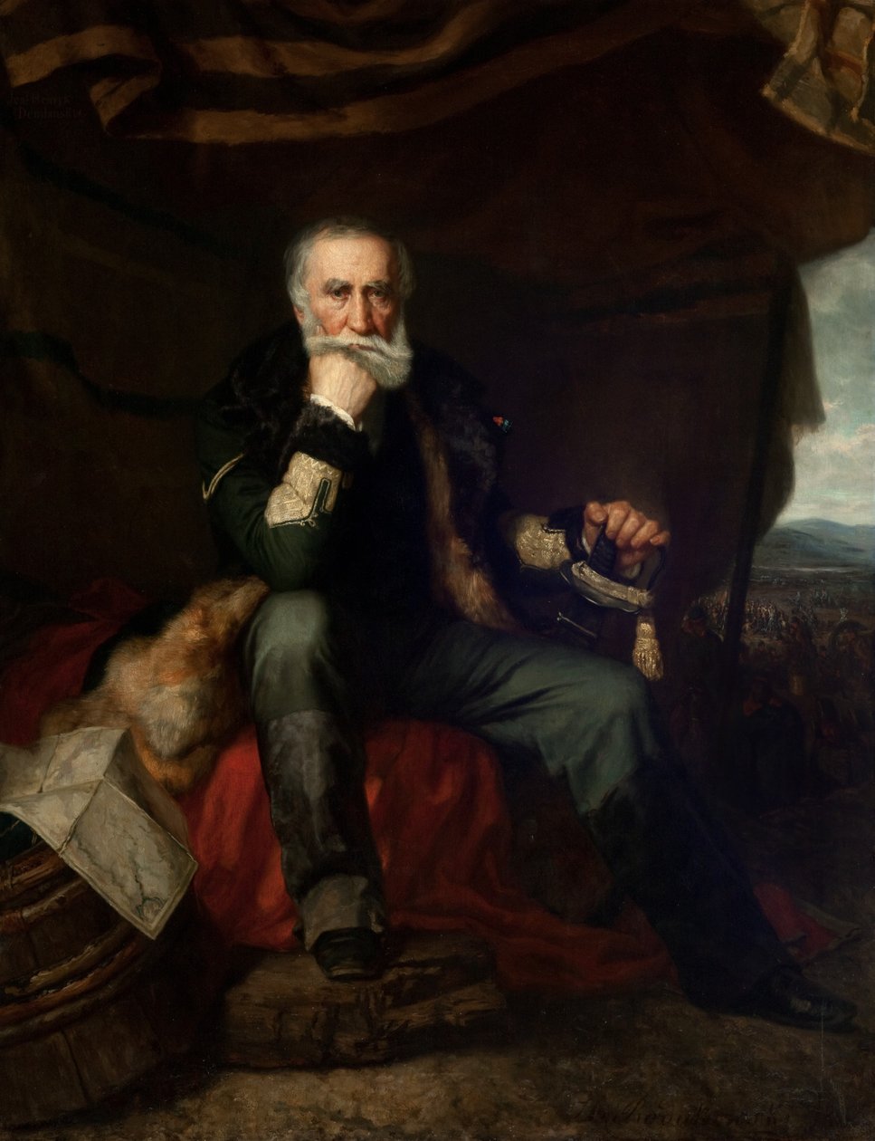 Retrato del general Henryk Dembiński. de Henryk Rodakowski