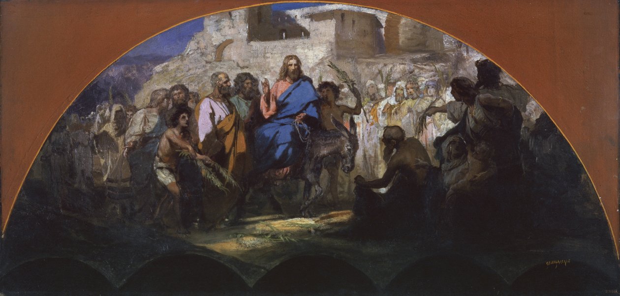 Entrada de Cristo en Jerusalén, 1876 de Henryk Siemiradzki