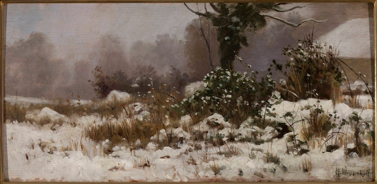 Paisaje invernal de Henryk Weyssenhoff