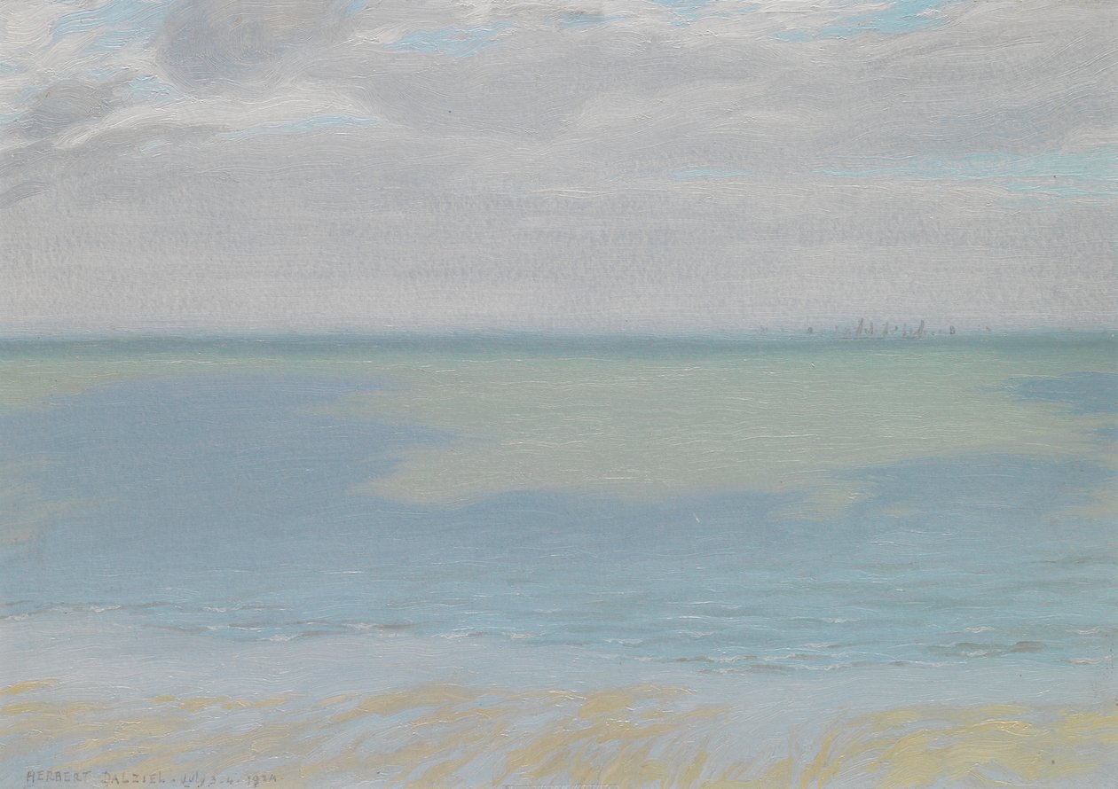 Estudio de cielo y mar, 1924 de Herbert Dalziel