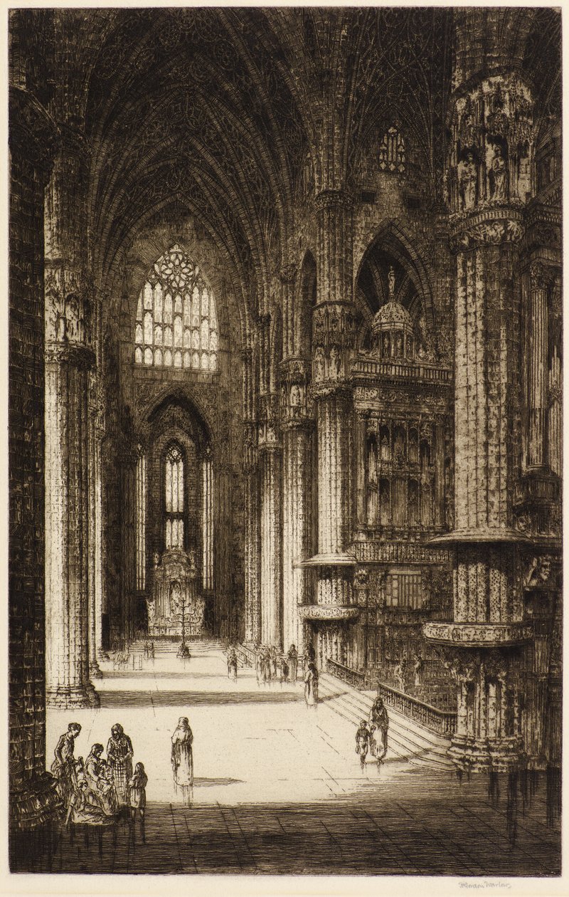 Catedral de Colonia (grabado) de Herbert Gordon Warlow