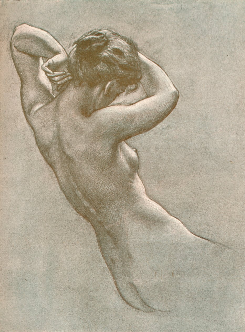 Estudio para Próspero Invocando Ninfas y Deidades, c1902, 1903 de Herbert James Draper