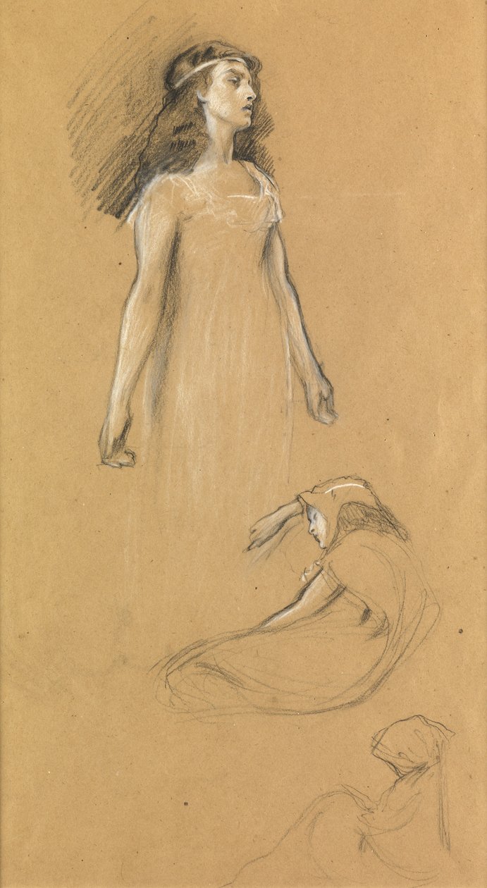 Estudio para "Tristram e Yseult", c.1901 de Herbert James Draper