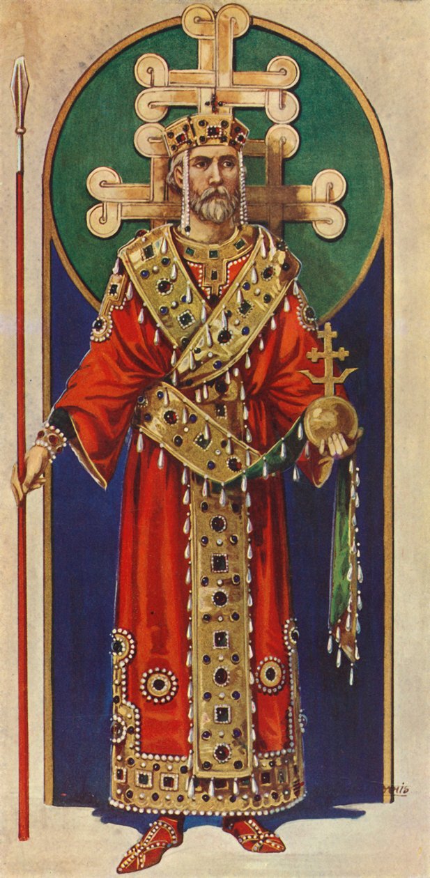 Un emperador bizantino de los siglos X, XI y XII, 1924 de Herbert Norris