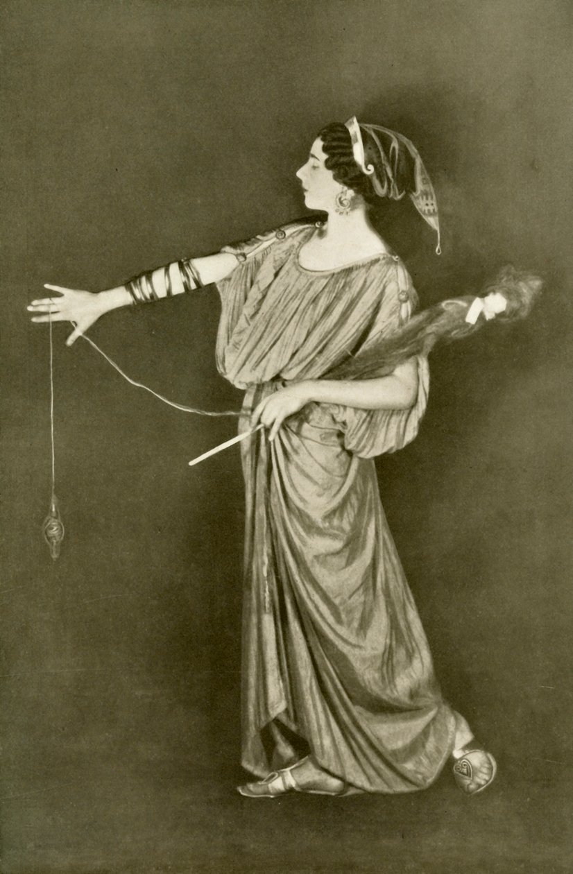 Una mujer del pueblo, siglo V a.C., 1924 de Herbert Norris