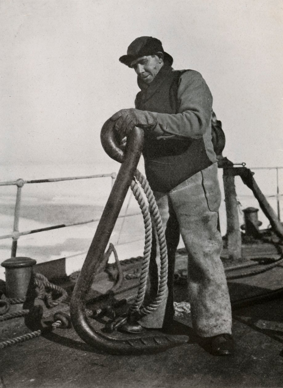 A.B. Cheetham, el contramaestre del Terra Nova, c1910-1913, 1913 de Herbert Ponting