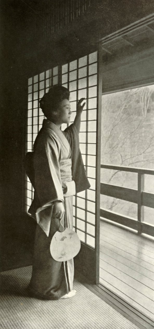 Un estudio junto al Shoji, 1910 de Herbert Ponting