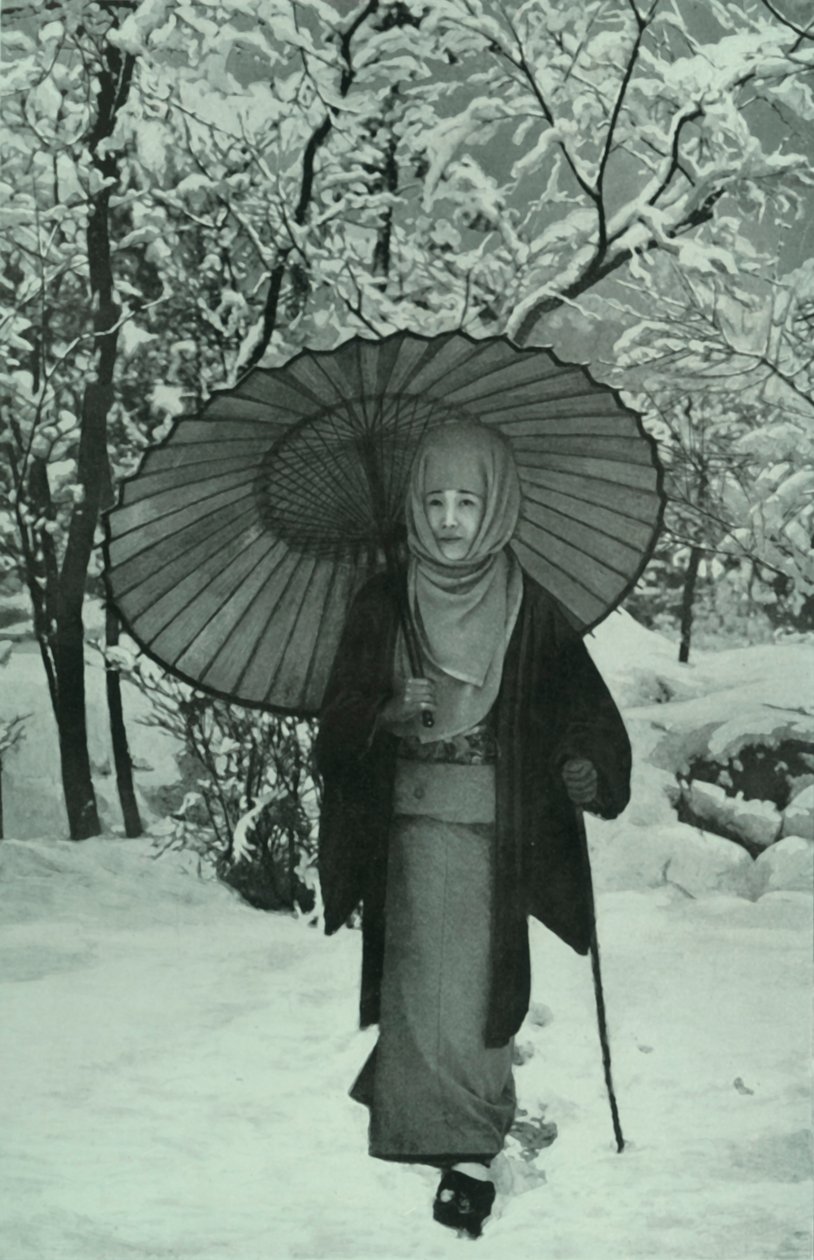 Diciembre en Japón, 1910 de Herbert Ponting