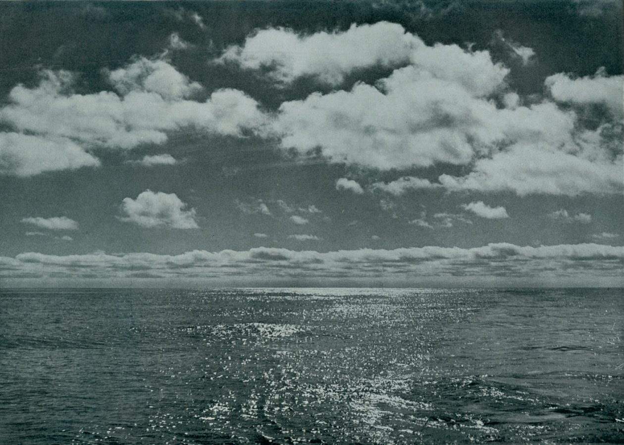 Aguas abiertas en el mar de Ross, c. 1910-1913 de Herbert Ponting