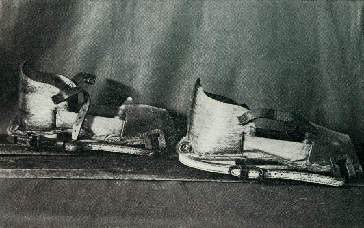Zapatos de esquí para usar con Finnesko de Herbert Ponting