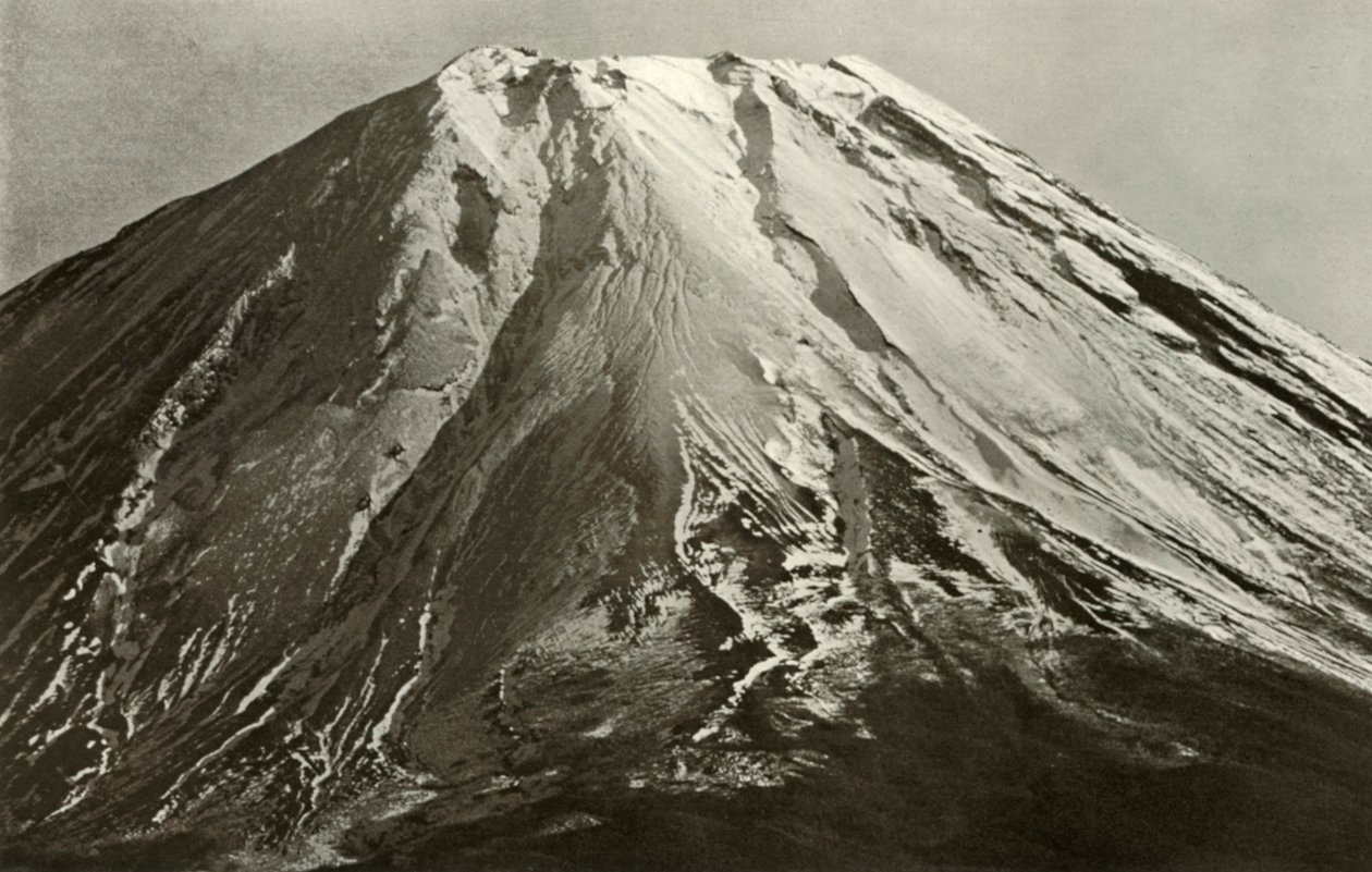 La Cresta del Fuji, 1910 de Herbert Ponting