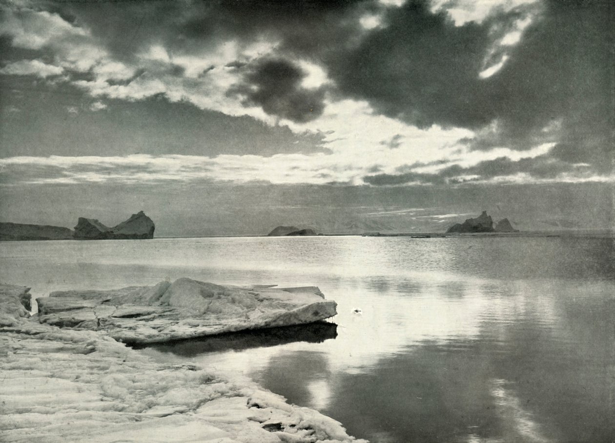 La caída de la larga noche polar, c1910-1913, 1913 de Herbert Ponting