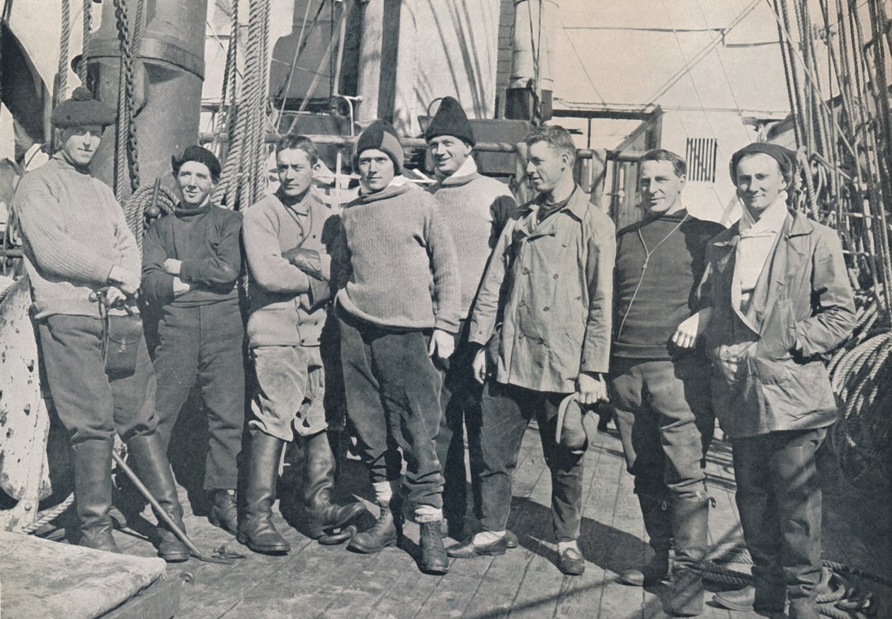 Los oficiales del Terra Nova, viaje de 1912, 1913 de Herbert Ponting
