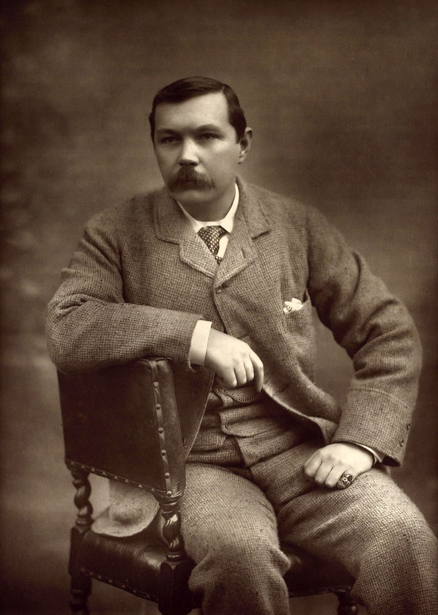 Retrato de Sir Arthur Conan Doyle 1859-1930, 1893 de Herbert Rose Barraud