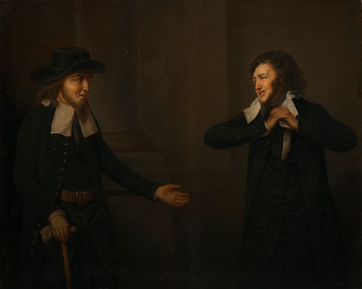 Shylock y Tubal de "El mercader de Venecia" de Herbert Stoppelaer