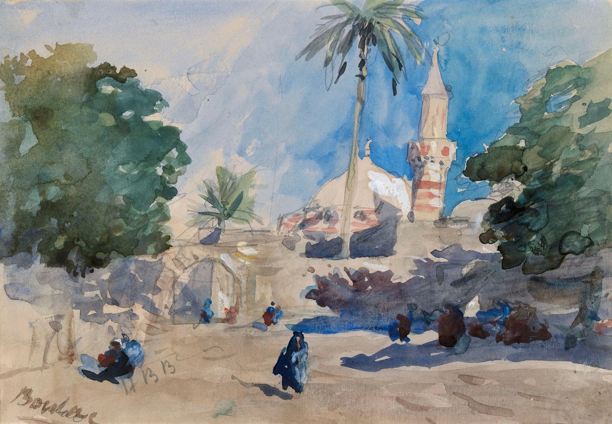 Boulac, cerca de El Cairo, visto desde la muralla de la ciudad de Hercules Brabazon Brabazon