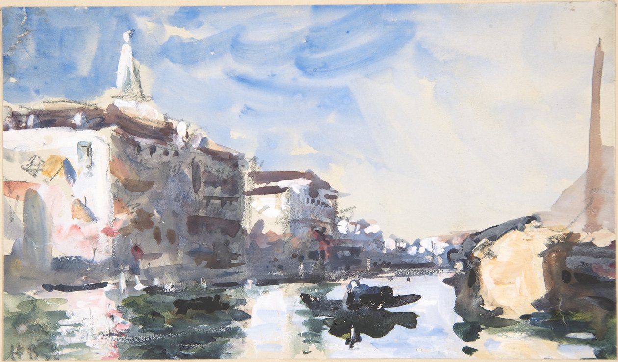 Escena en el Gran Canal, Venecia de Hercules Brabazon Brabazon
