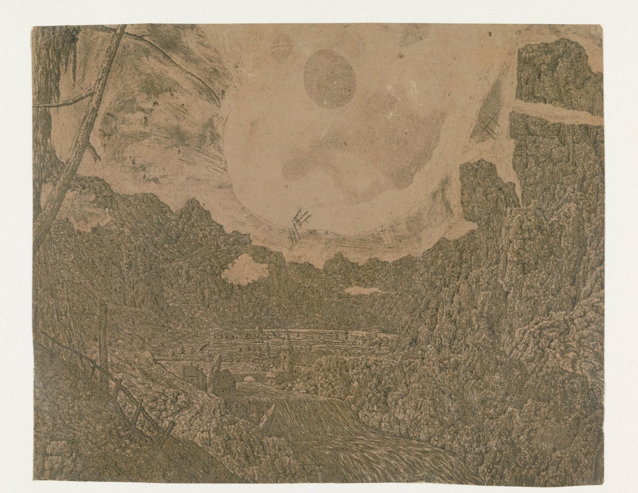 Paisaje con cascada, segunda versión Paisaje con cascada: segunda versión de Hercules Segers