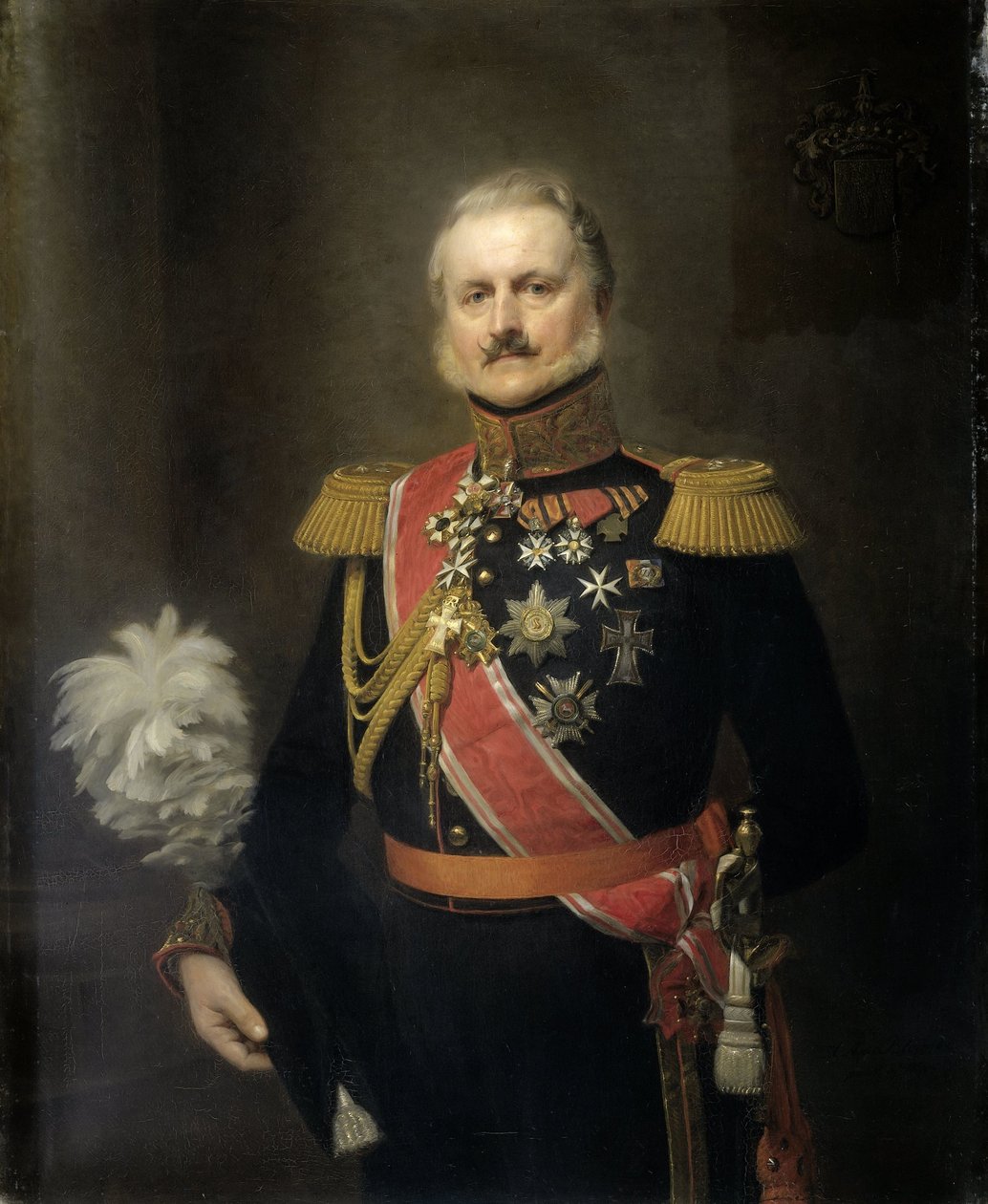 Antonie Frederick Jan Floris Jacob Barón van Omphal (1788-1863), Teniente General de Herman Antonie de Bloeme