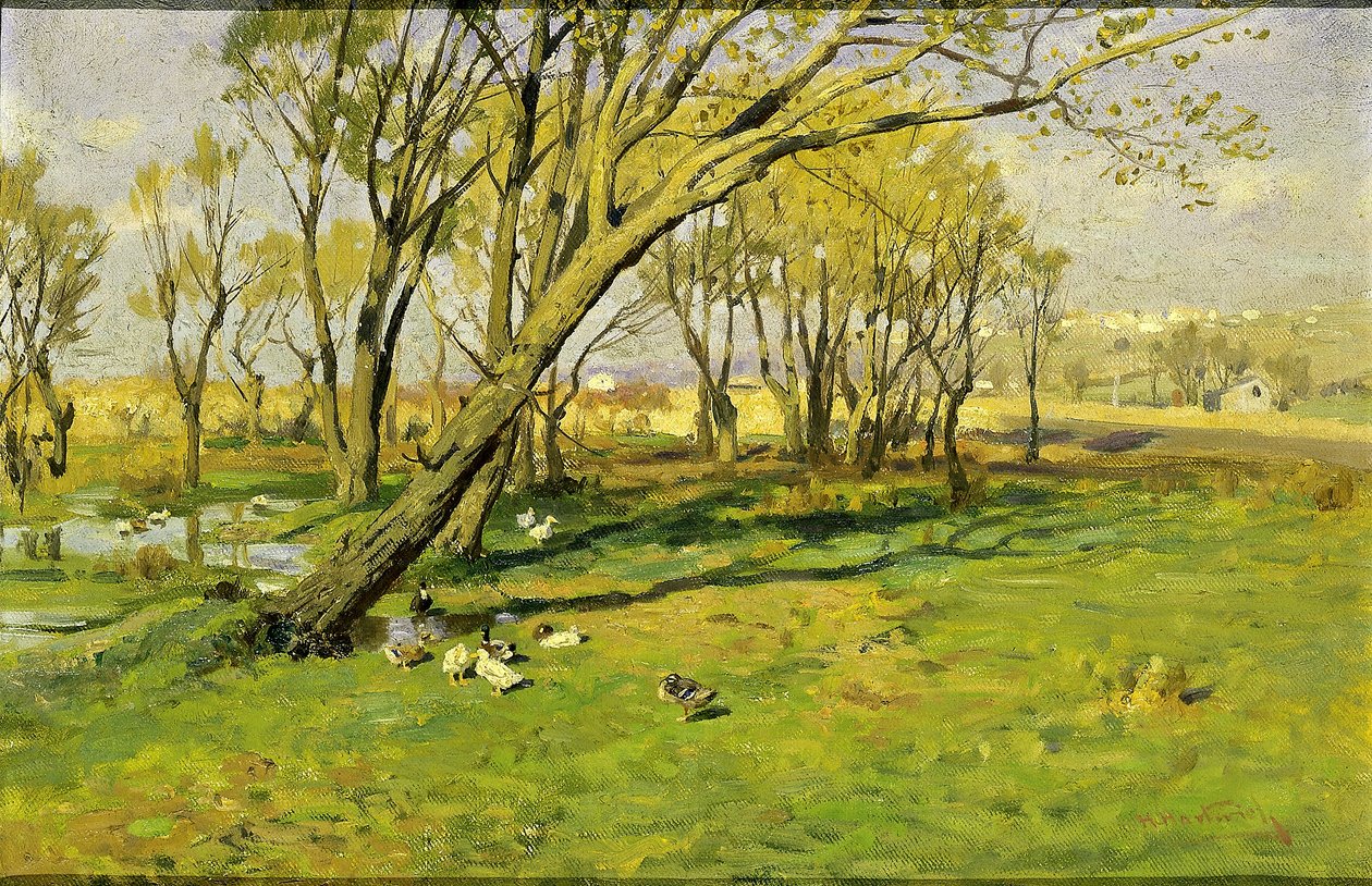 Hackensack, Nueva Jersey, Estanque de Fisher de Herman Hartwich