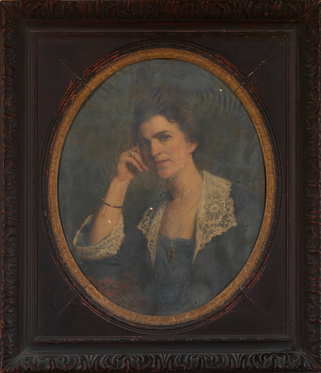 Sra. Emily Dorothy Ammann, la sobrina del artista, 1922 de Herman Hartwich