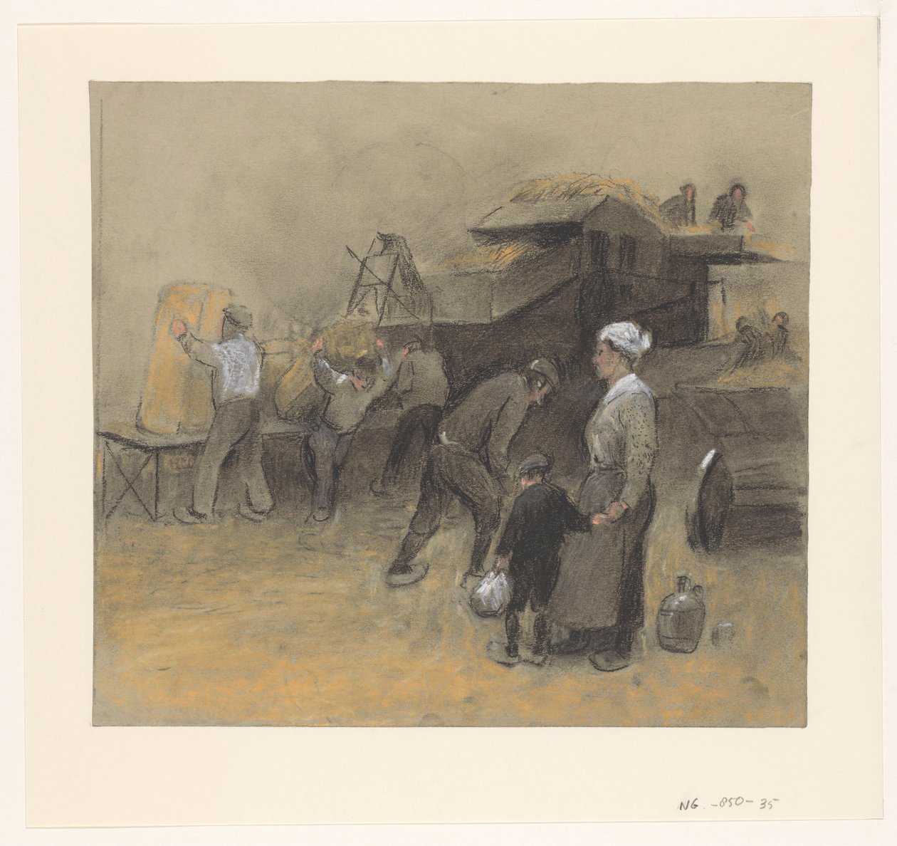 cosecha de granos de Herman Heijenbrock (possibly)