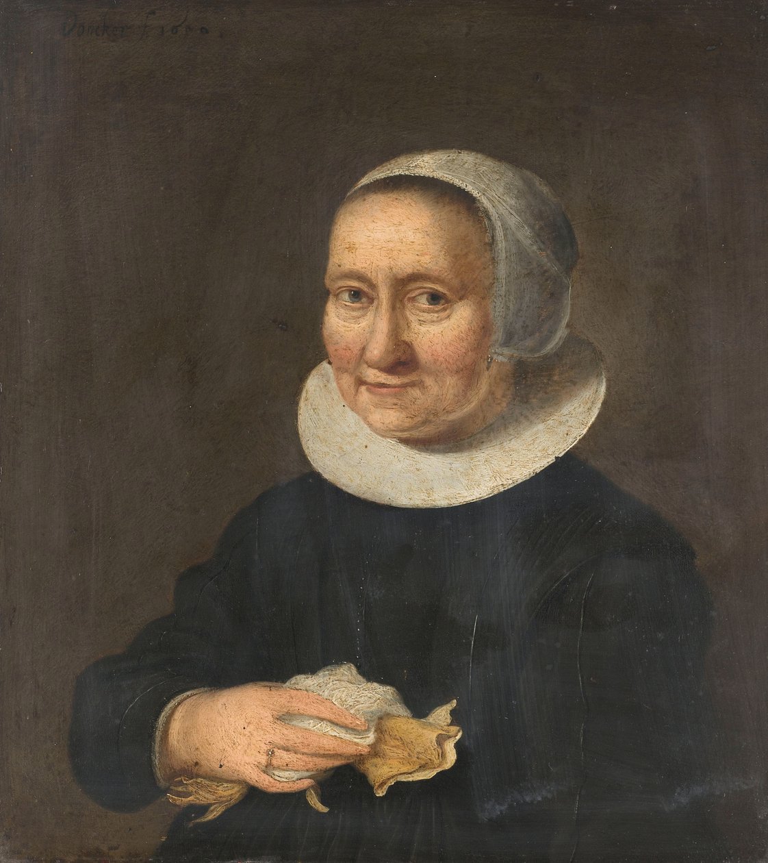 Retrato de mujer de Herman Meynderts Doncker