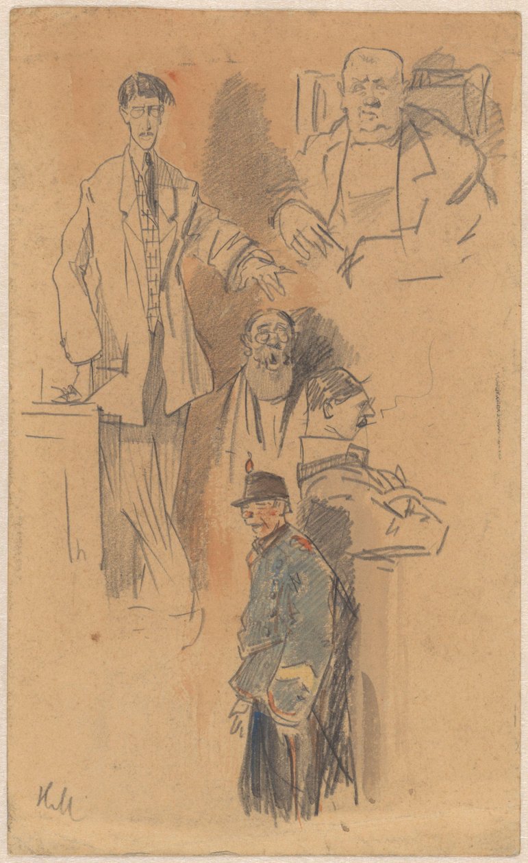 Retrato de Jan Hamdorf y W. van der Pluym de Herman Moerkerk