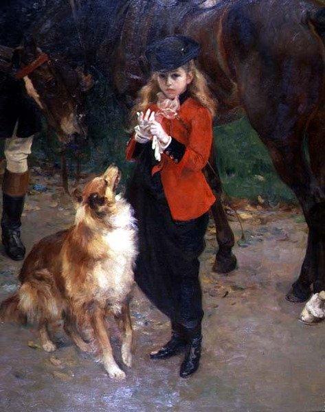 La Joven Amazona (detalle) de Herman Richir