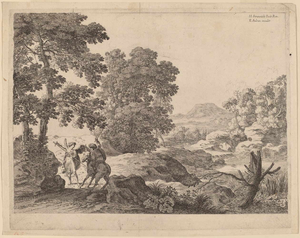 Balaam y el Asno de Herman van Swanevelt