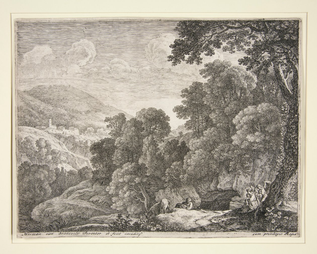 La Cueva, del set La Huida a Egipto de Herman van Swanevelt