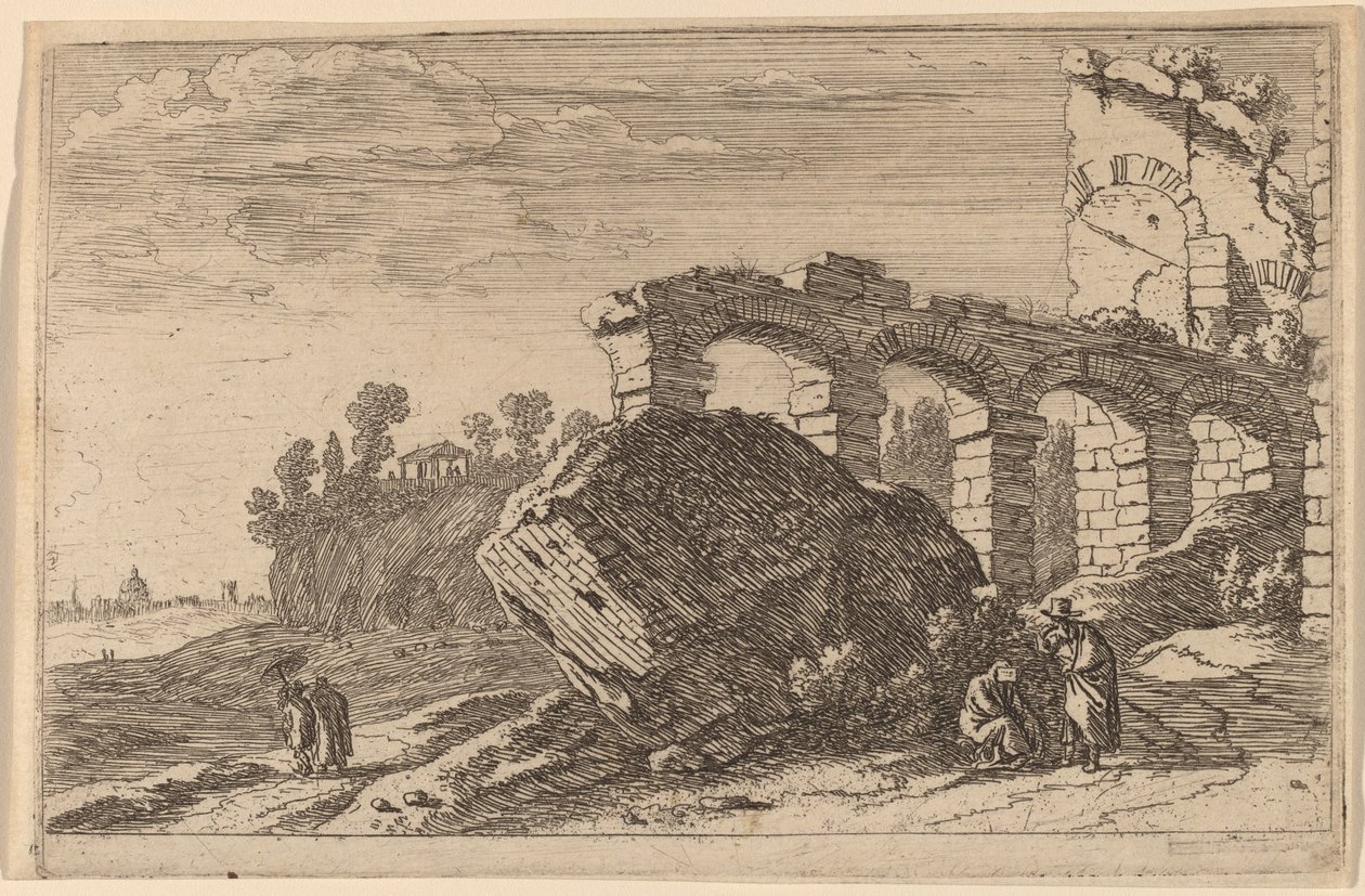 Los cuatro arcos arruinados de Herman van Swanevelt
