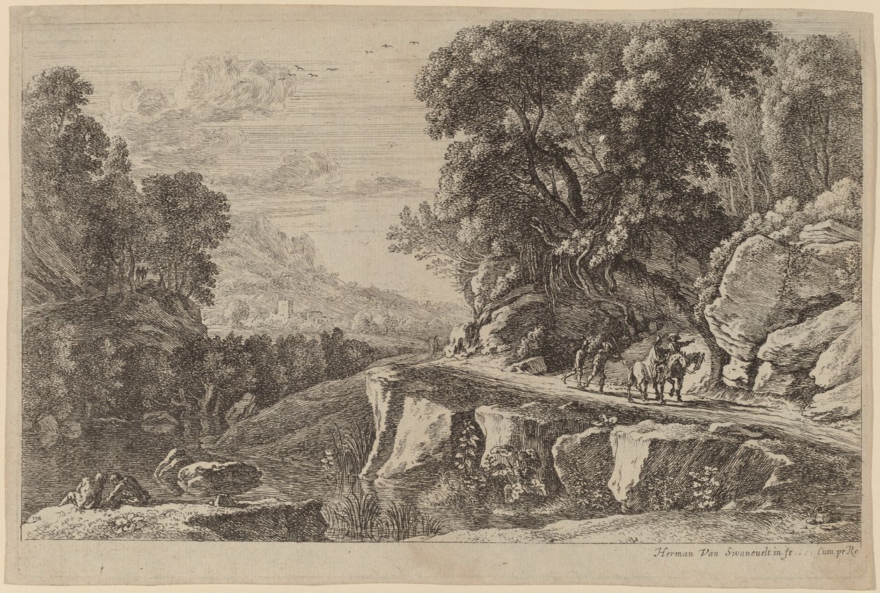 Los dos jinetes de Herman van Swanevelt