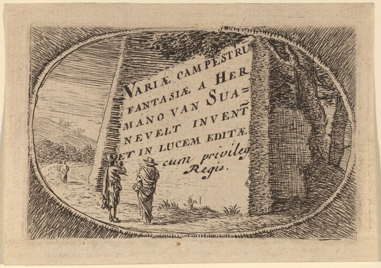 Página de título de Herman van Swanevelt