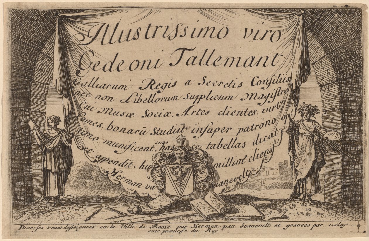 Página de título de Herman van Swanevelt