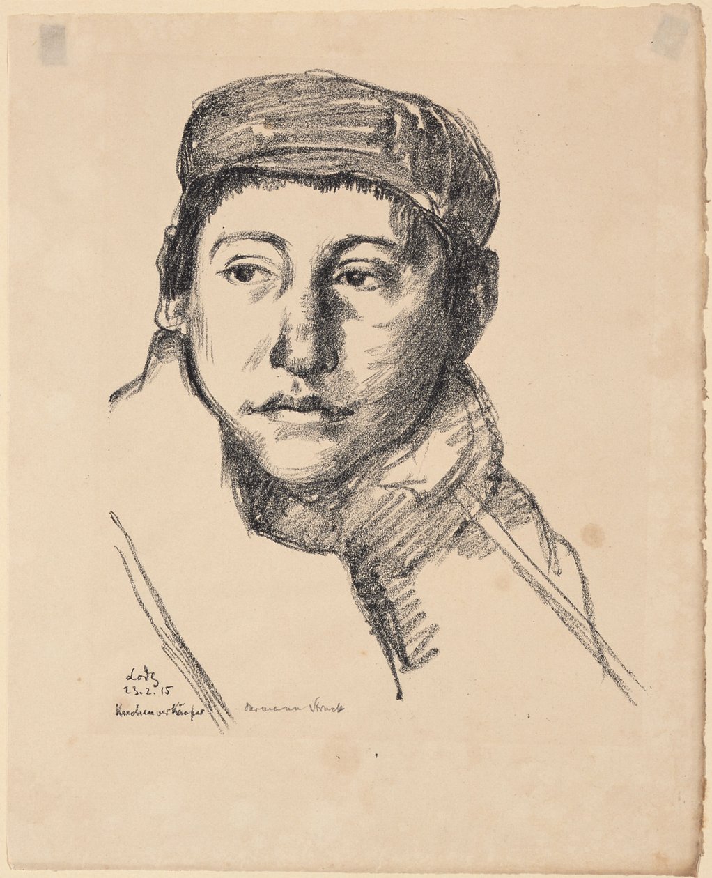 Vendedor de pasteles en Lodz I de Hermann Struck