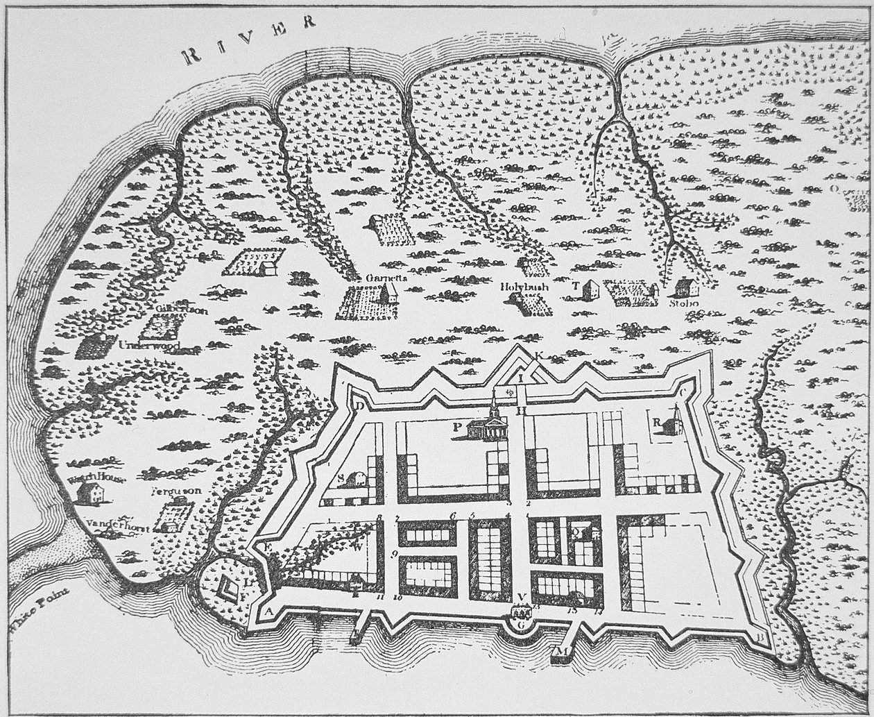Carolina colonial de Hermann (after) Moll