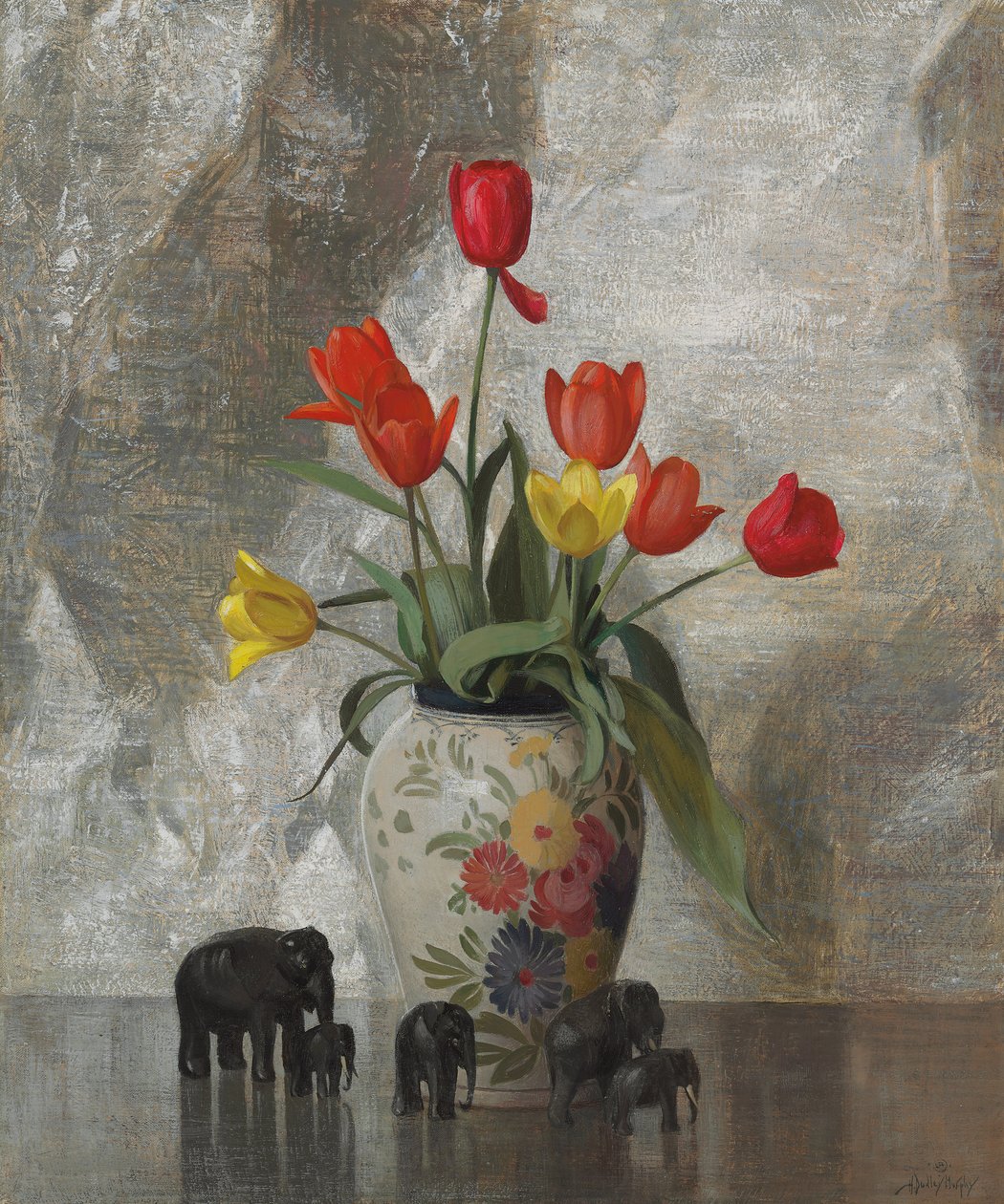 Elefantes y tulipanes de Hermann Dudley Murphy